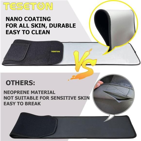 Waist Trimmer for Women Men-Sweat Band Waist Trainer for Women Lower Belly Fat - Picture 5 of 7